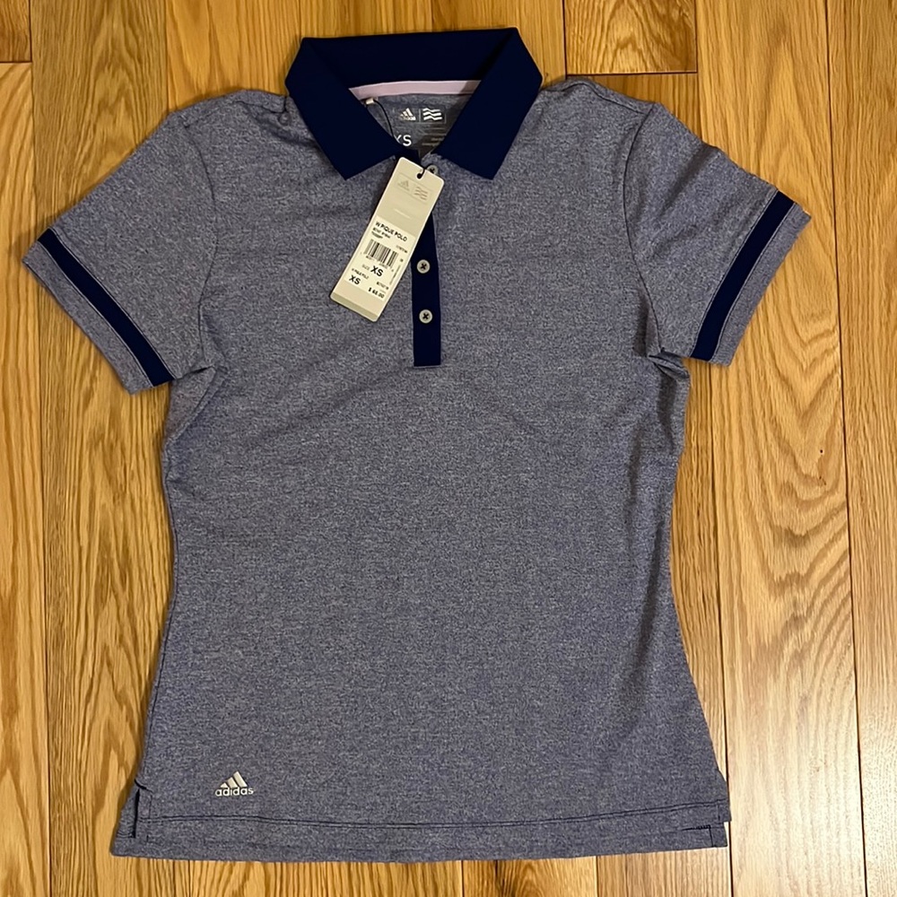 NWT Adidas Pique Polo Size XS